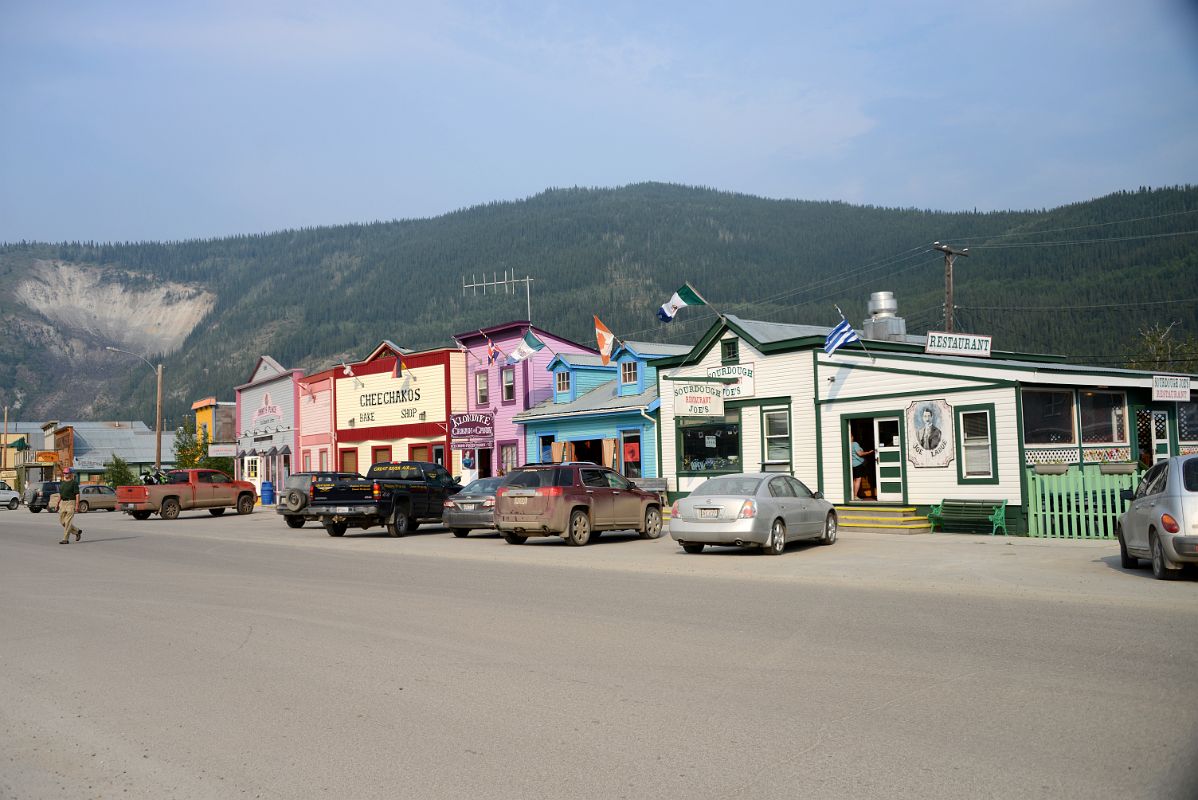 27 Shops Along YT2 Front St Next To The Yukon River In Dawson City Yukon